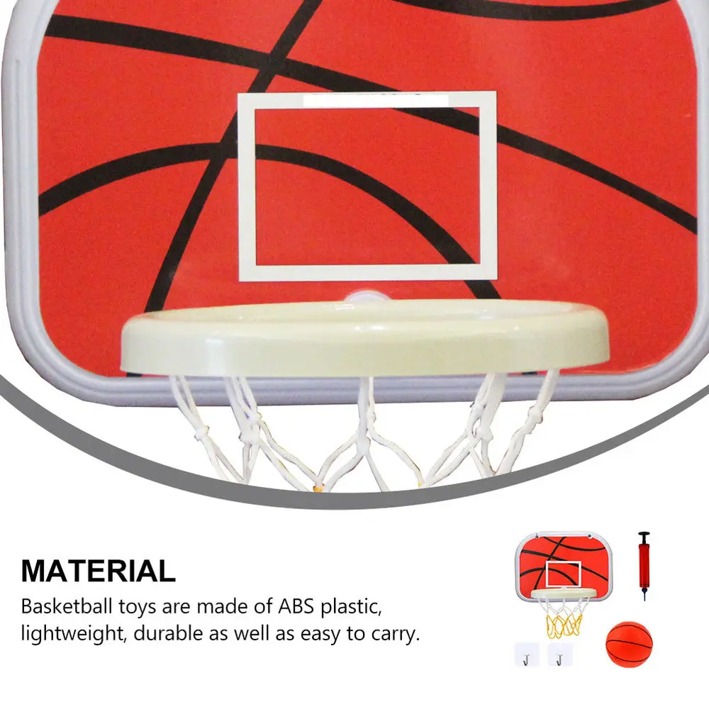 

1 Set Mini Basketball Hoop Set Wall Mounted Basketball Toys for Kids