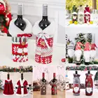 Рождественский чехол для винной бутылки рождественские украшения для дома 2021, рождественские украшения, Рождественский Декор для стола, подарки на Рождество