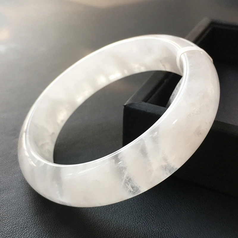 Браслет с Белым призраком из натурального кристалла для девочек женский подарок