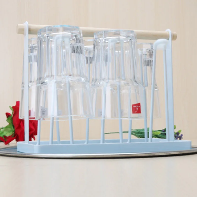 Сушилка для чашек стаканов кружек подставка нескользящий Железный крючок