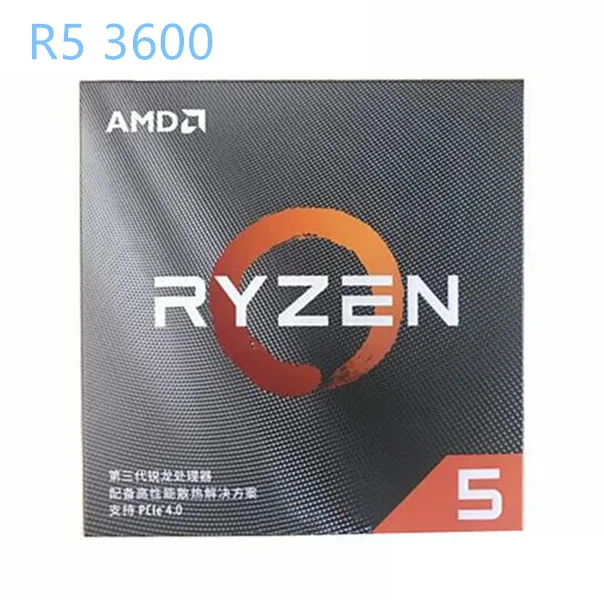 Новый оригинальный процессор AMD ryzen 5 3600 R5 3 6 ГГц ядер 12 потоков 65 Вт AM4 для