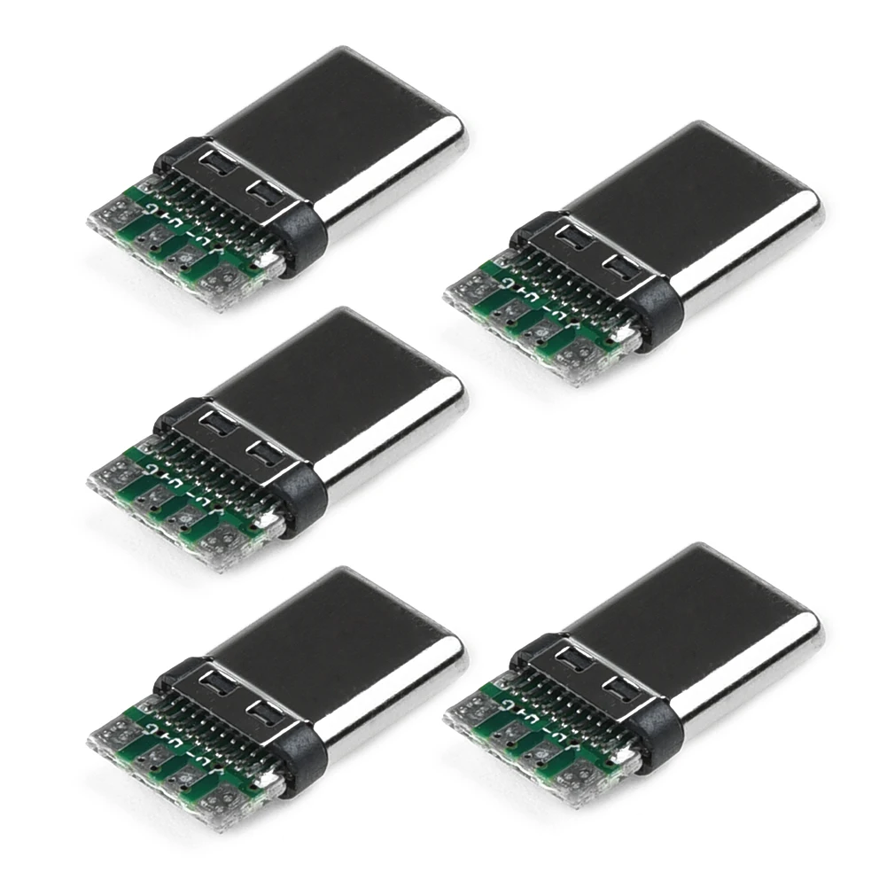 5 или 20 50 шт. Mini Type C Male 3 1 USB адаптер для зарядки и передачи данных разъем SMT с
