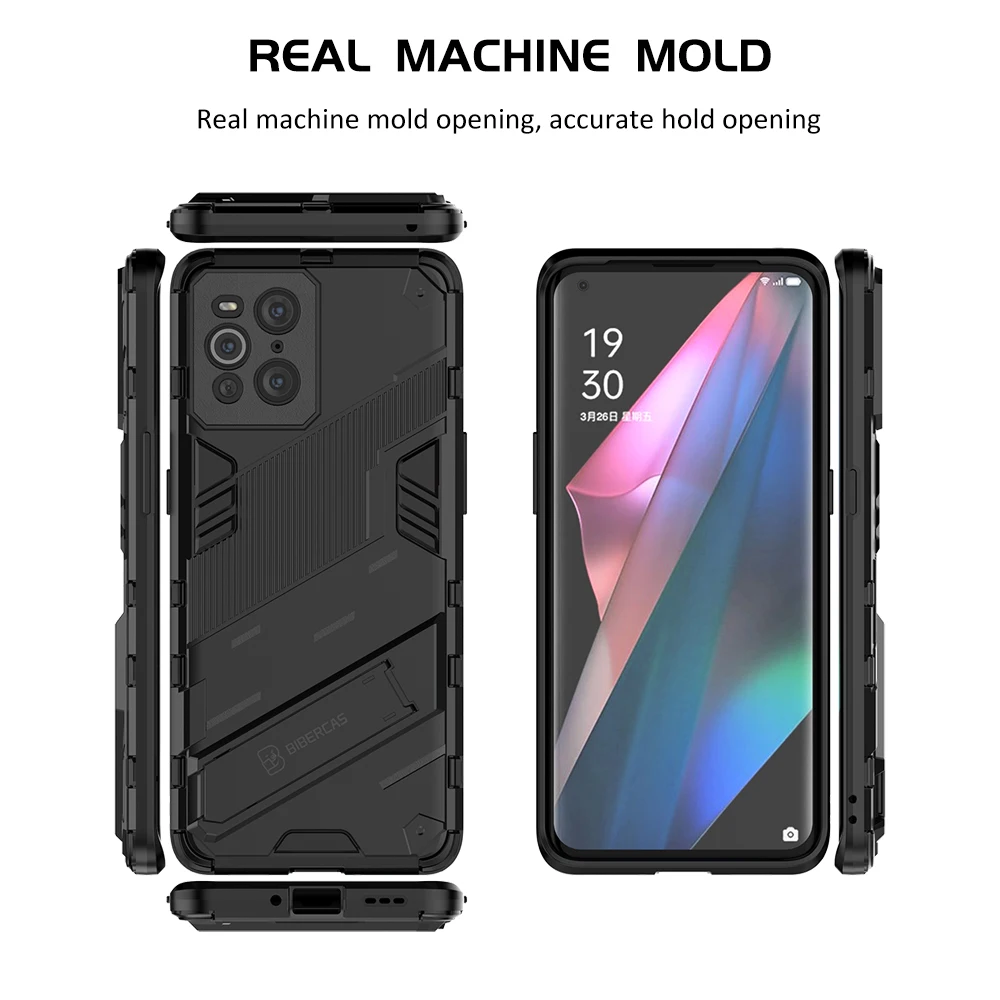 shockproof casing for oppo find x3 pro find x3 lite neo punk back cover hard case with kickstand free global shipping