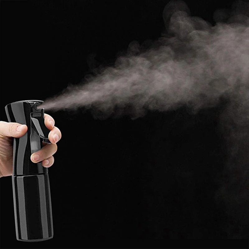 

1Pcs Spray Bottle Aerosol Mist Sprayer-150 Ml, Black & 3 Set Electric Washable Electric Nose Hair Clipper Cleaning