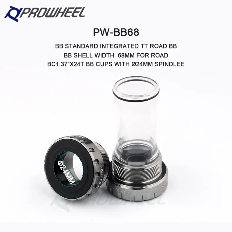 Кронштейн для горного шоссейного велосипеда PROWHEEL BB68/86/73/92/86 BB68/73 мм подходит оси 24