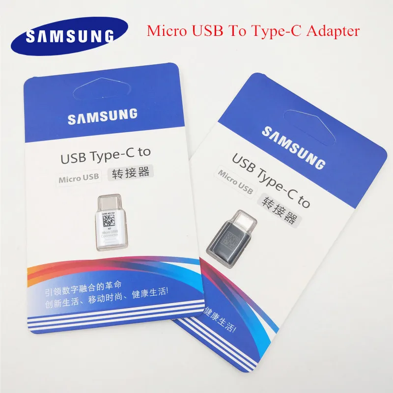 Переходник с Type C на Micro USB для Samsung note 10 адаптер c быстрое зарядное устройство Galaxy s10