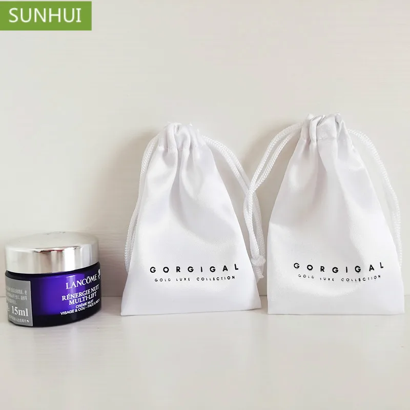 100 шт сумка для ювелирных изделий атласная упаковка мешок косметический макияж