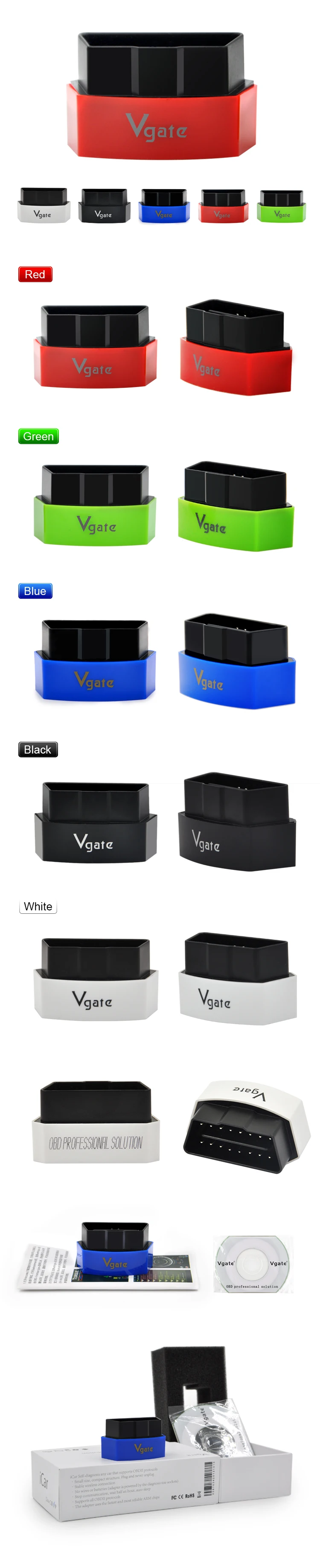 ICar 3 ELM327 Bluetooth/Wifi OBDII автоматический считыватель кодов ELM 327 Icar Pro OBD2 диагностический инструмент поддержка 12V Автомобильная Поддержка Android/IOS