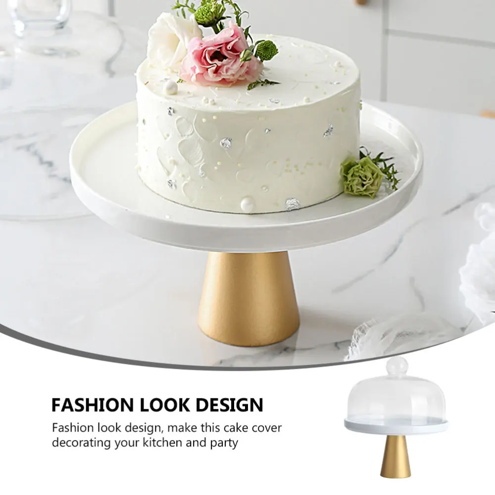 

1 Set of Food Cover Ceramic Tray Cake Tray Dessert Displaying Plate