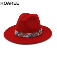 fedora hat women hats for men white wool vintage trilby cap wide brim elegant lady winter autumn jazz caps chapeau sombrero