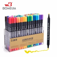 sta 80colors double head artist soluble colored sketch marker brush pen set for drawing design paints art marker supplies