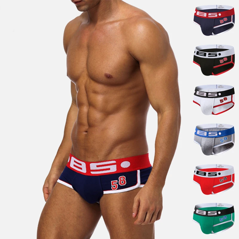 

3PCS/Lots Male Underwear Cotton Briefs Micro Panties Tanga Sexy Shorts Masculino Slip Homme Underpants Jockstrap Calzoncillos