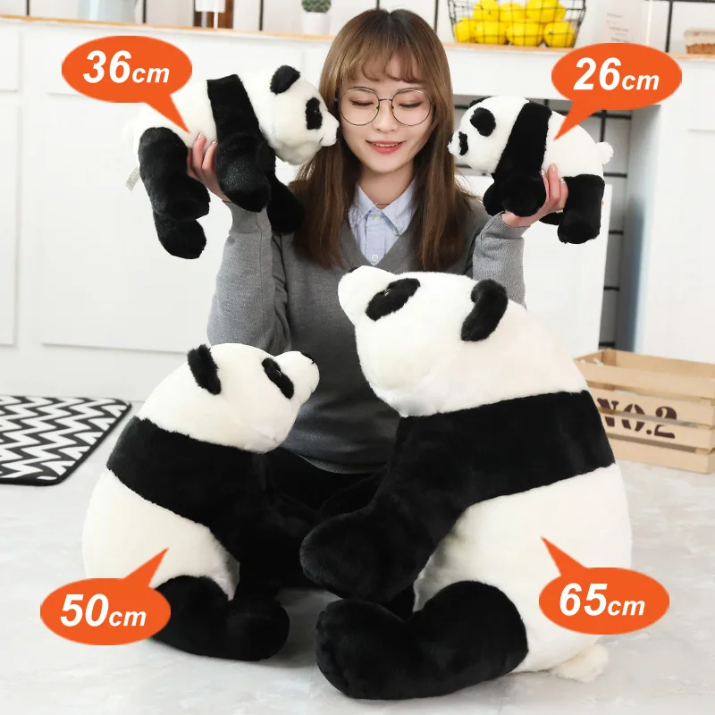 Симпатичная имитация китайской панды плюшевые игрушки высокое качество