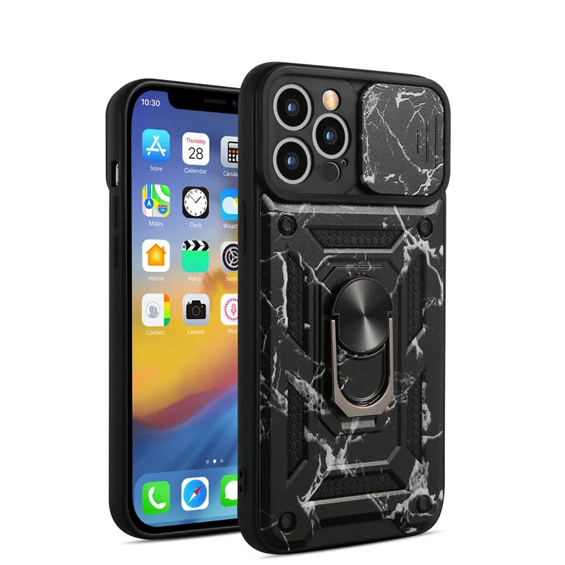 Бронированный Камуфляжный Магнитный ударопрочный чехол для телефона iPhone 12 Mini 13 SE