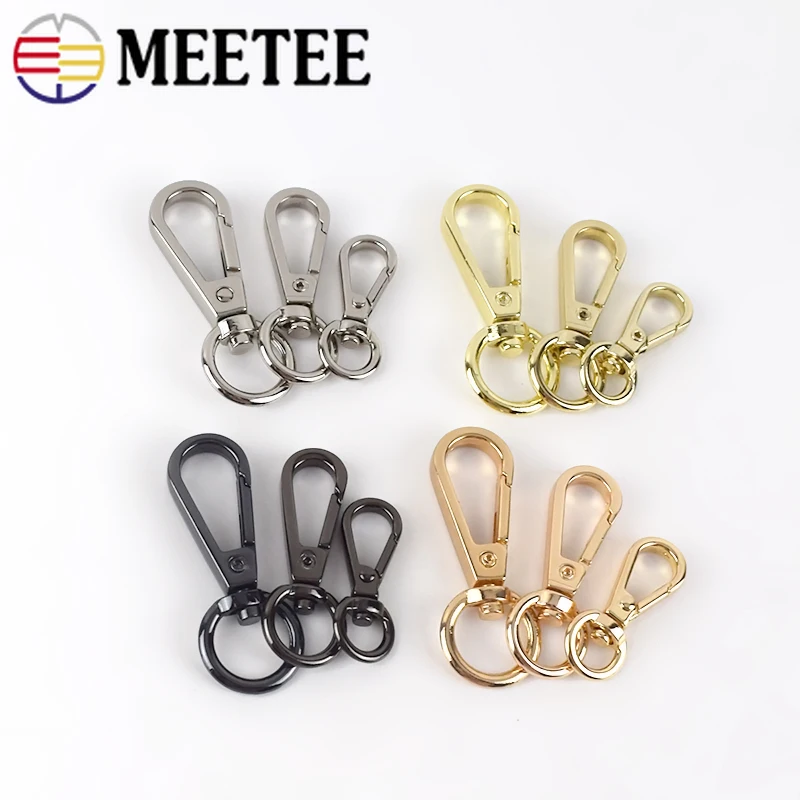 Meetee 20 шт. ID 8/10/13 мм металлическая пряжка для чемодана собаки Классические зажимы