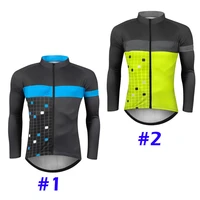men breathable dry cycling jersey long sleeve bicycle clothing mtb bike jacket sportswear bike clothes 2021