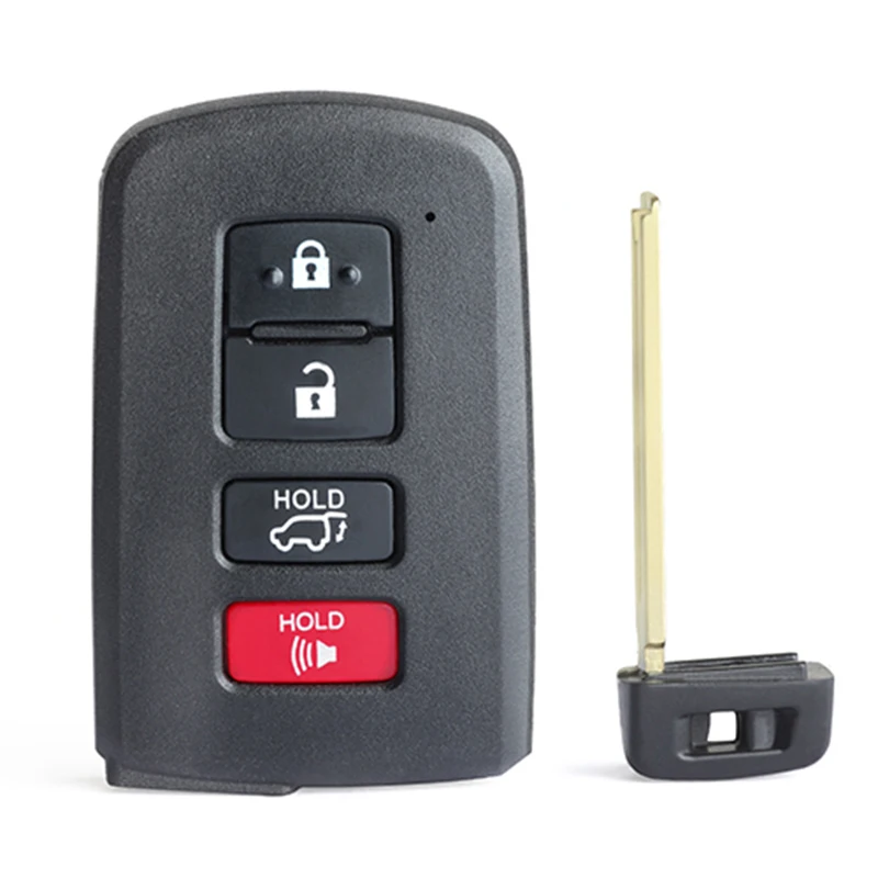 

KEYECU Keyless-Go Smart Remote Control Key With 3+1 4 Buttons FSK 434.4MHz 88 Chip - FOB for Toyota in Malaysia Board NO. 0011