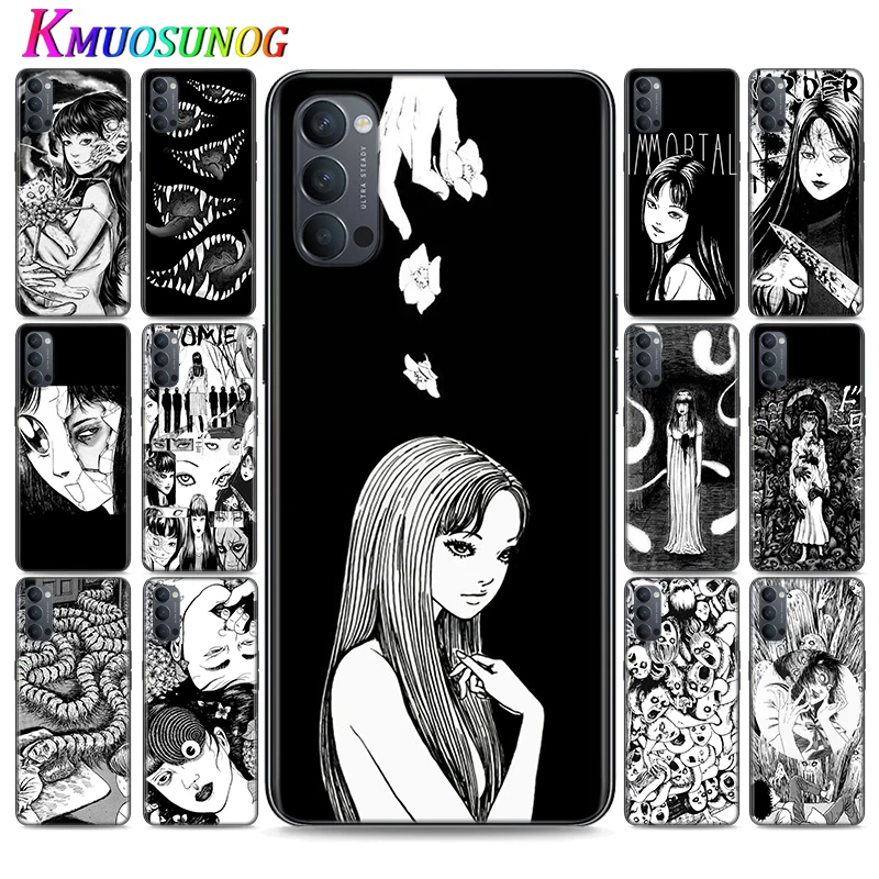 

Silicone Cover horror comic Tomie for OPPO Reno 4 3 Pro 10X Zoom 2 Z F ACE X2 Pro 5G A5 A9 2020 Phone Case