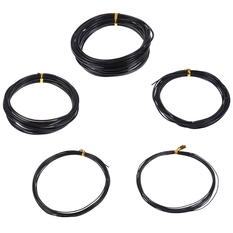 Всего 5 м (черный) провода бонсай из анодированного алюминия тренировочная