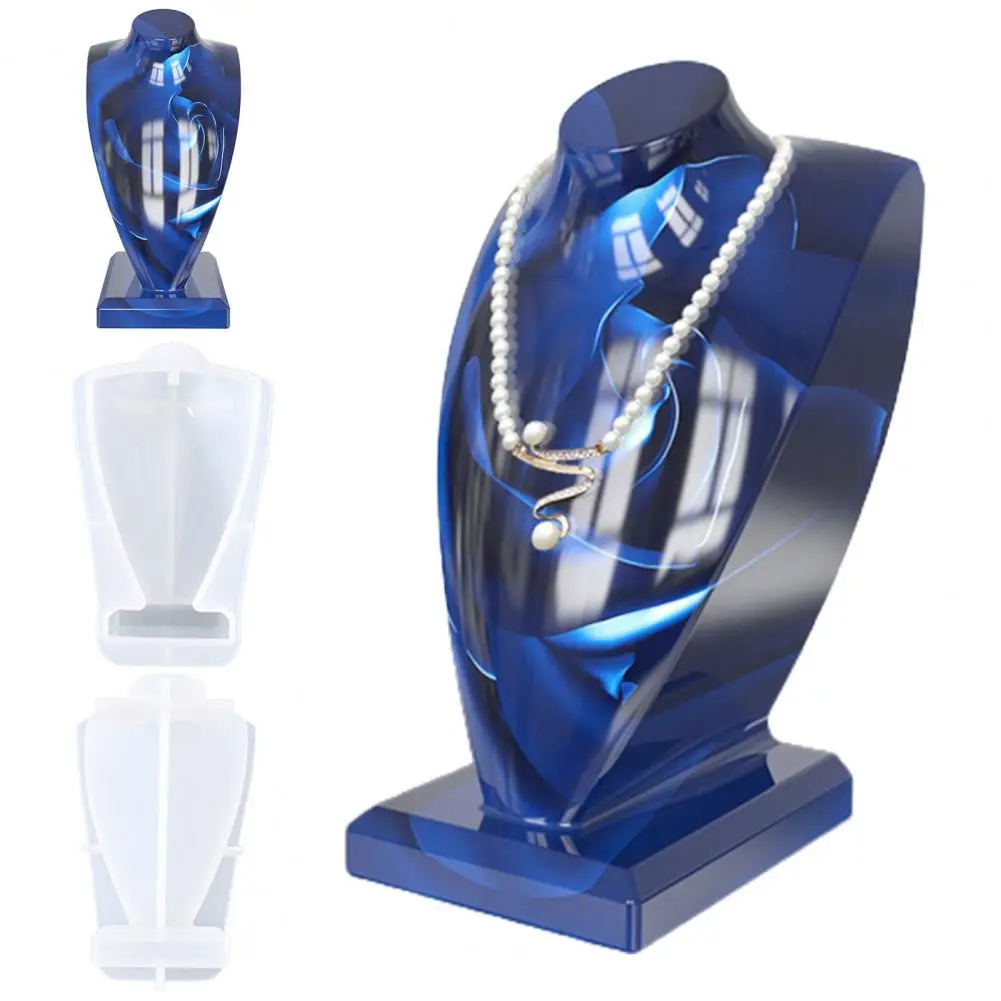 

Стеллаж для ювелирных изделий, форма «сделай сам» из силиконовой смолы, женская форма, подставка для ожерелья, форма для дома