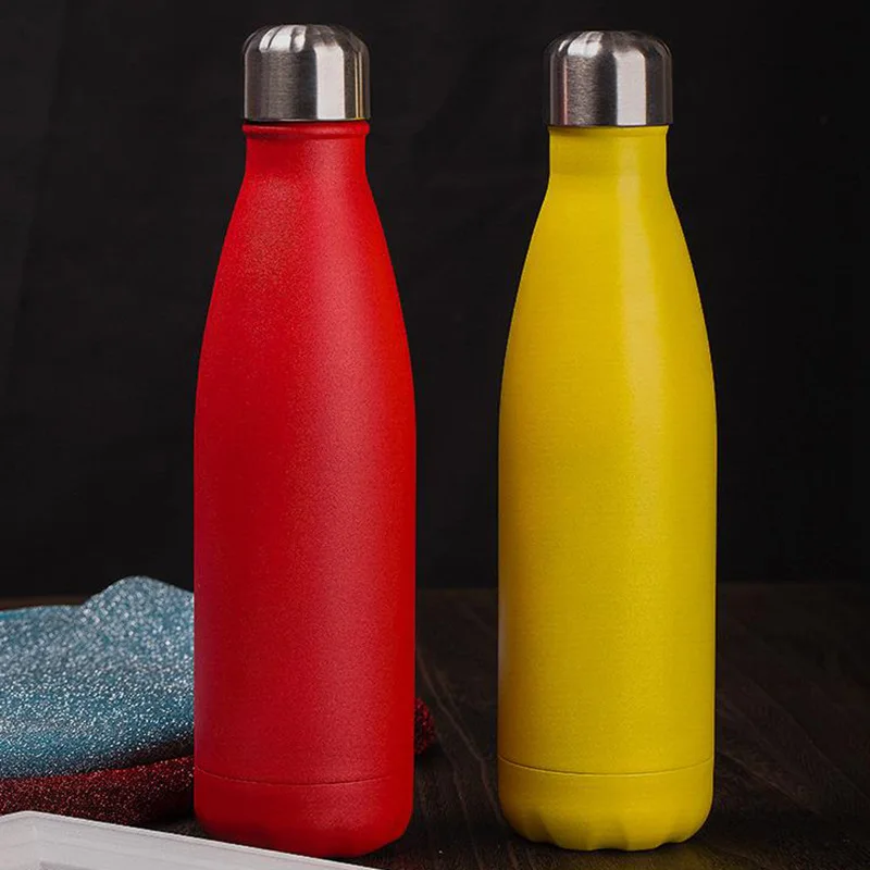 Пользовательские BPA бесплатно бутылка для воды пивной чай с двойными стенками из
