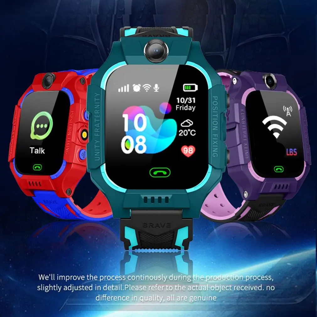 Детские Смарт-часы телефон для девочек и мальчиков с Gps локатором шагомер