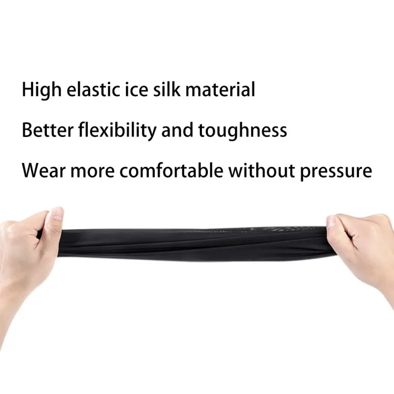 Маска для верховой езды дышащая летняя спортивная маска шарф Шелковый Тюрбан