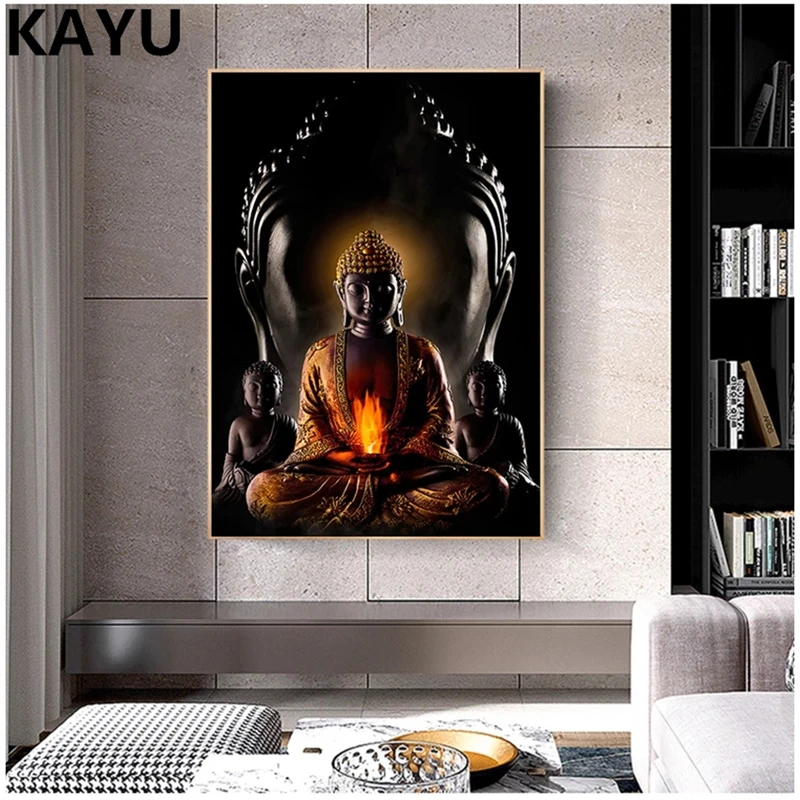Картины на холсте искусство стену украшение в виде Бога Будды | Дом и сад