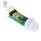 Регулируемый ИК-пироэлектрический инфракрасный PIR-датчик движения тела для Arduino HC-SR501 SR505