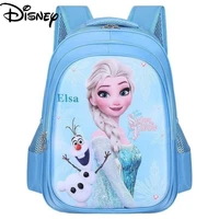 disney frozen childrens schoolbag fresh and sweet cute cartoon print simple casual large capacity backpack