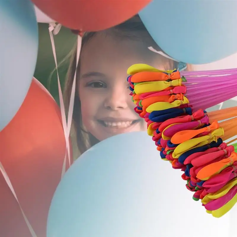 

444pcs Water Balloons Summer Outdoor Beach Toys Connectable hose fast Filling Water Bomb Magic Balloons For kids Children Adult