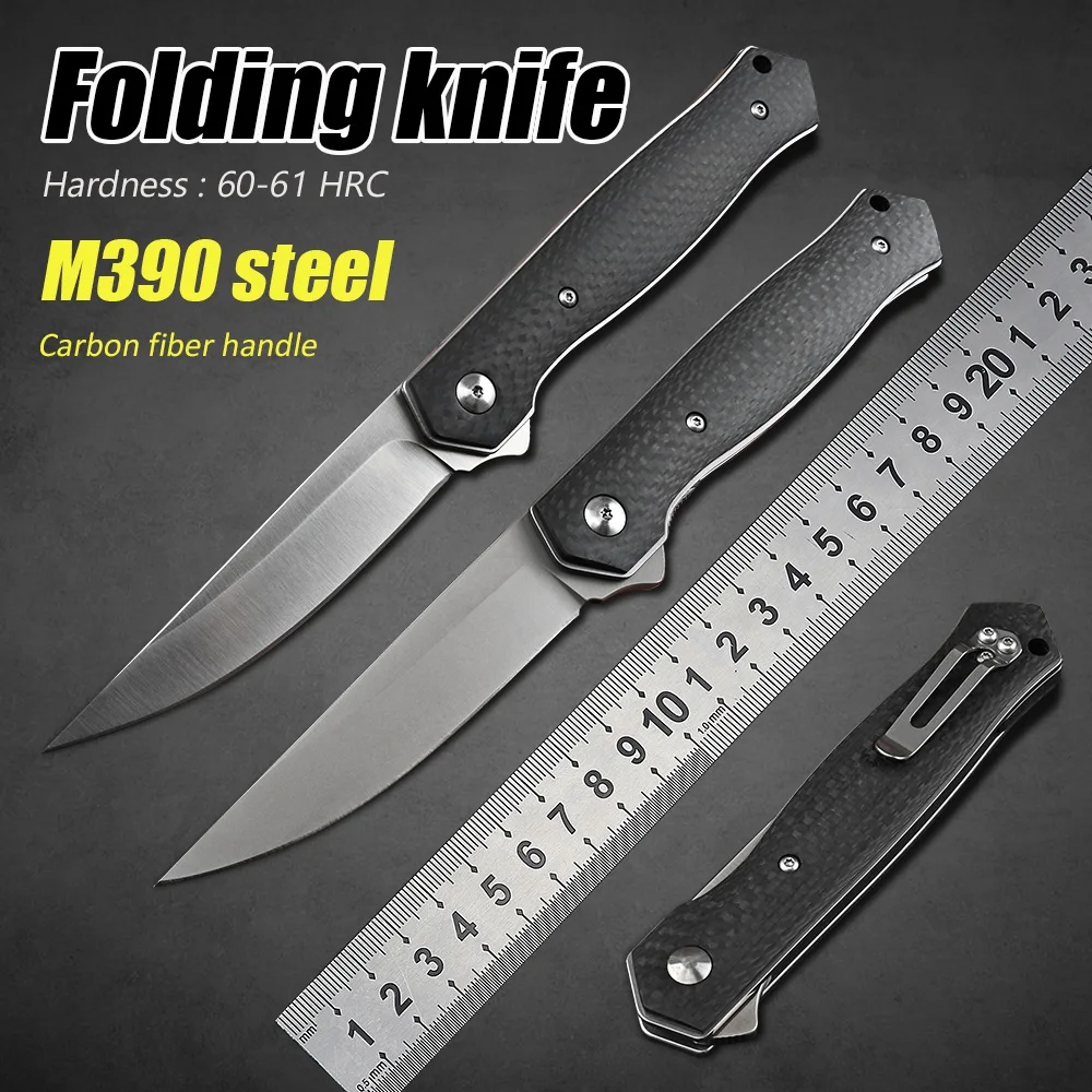 

Knives hunting knife survival folding knife tactical military camping utility knife m390 edc knife self defense pocket knife