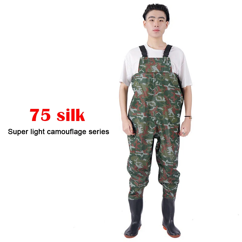 Уличные зимние рыболовные водонепроницаемые брюки из 75 шелка толстые ботинки