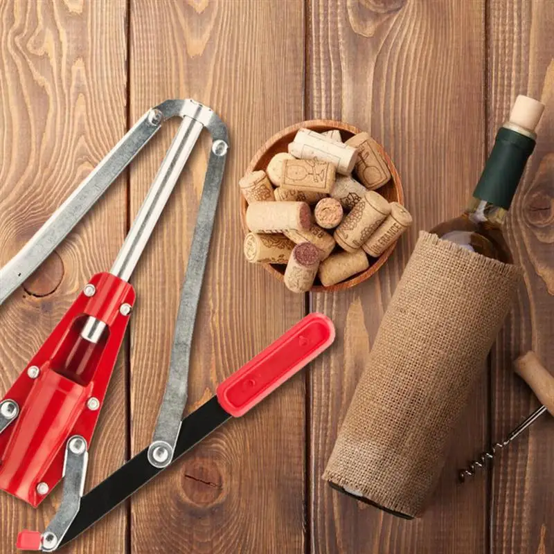 

1pc Double Lever Corker Handled Wine Bottle Corker For Homebrew Wine Cork Tool Stopper Press Wine Making Sealing Machine Stopper