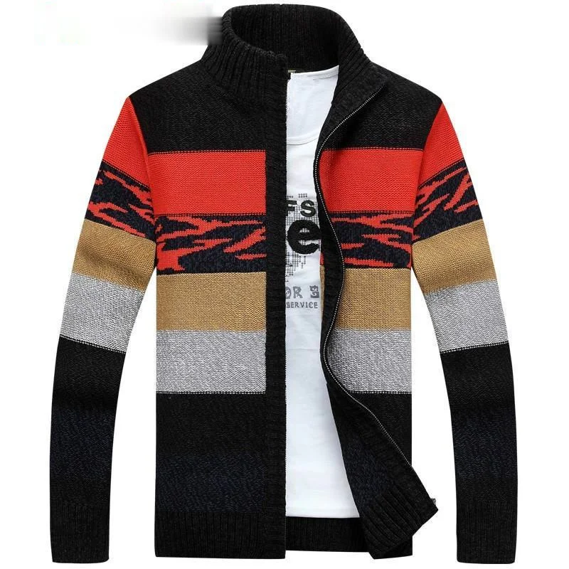 

Zoulv Collar Winter Wool Sweater Fashion Cardigans Male Sweaters Coat Brand Men's Clothing Men's Knitted Sweaters Cardigans