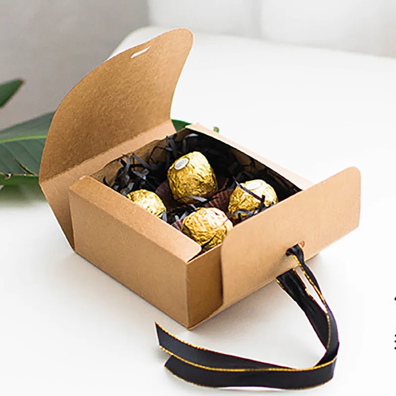 5Psc Gift Box Small Candy Boxes Paper Baby Shower Wedding Birthday Christmas Favor Packing Ribbon Present Packaging Marble | Дом и сад