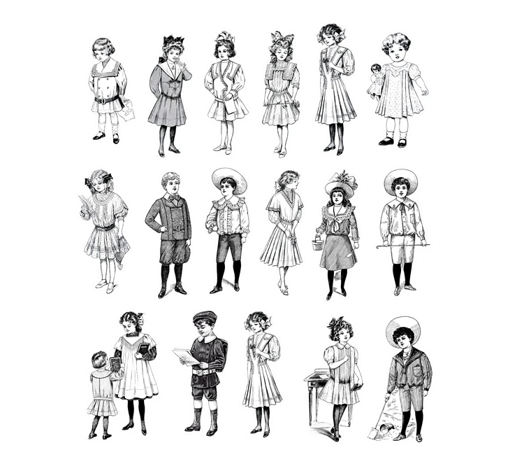 

New 17Pcs/Set Vintage Black White Young Vellum Sticker DIY Craft Scrapbooking Album Junk Journal Planner Decorative Stickers