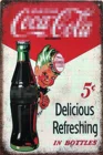 Металлический жестяной знак Drink Cola, Декор для дома и паба, винтажный настенный плакат, табличка