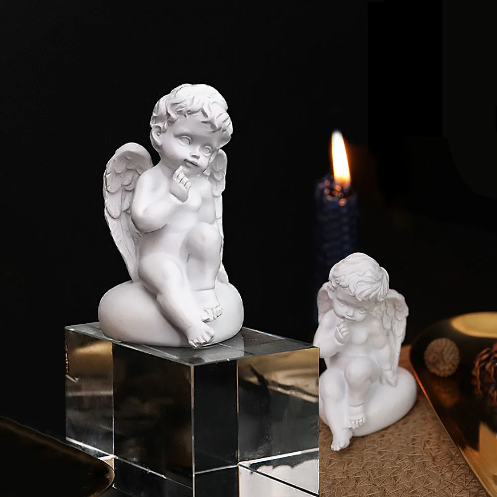 

Little Angel Ornaments Resin Crafts Children Room Decor Wedding Birthday Gifts Living Room Study Desktop Ornament Artware
