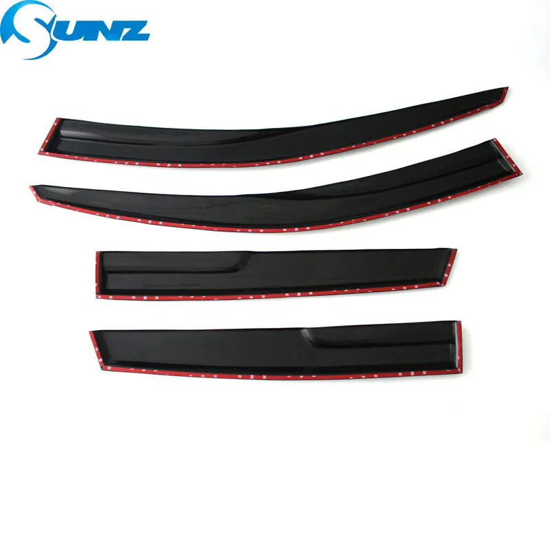 Черные боковые оконные дефлекторы защита от дождя дверной козырек для VW PASSAT 2011 2018