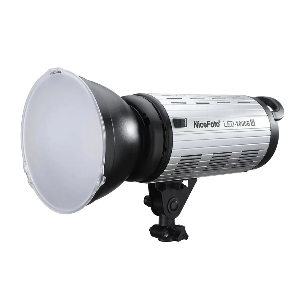 

NiceFoto LED-2000B II Daylight Stepless LED Light AC/DC Dual Power Supply 2.4G Remote APP Control