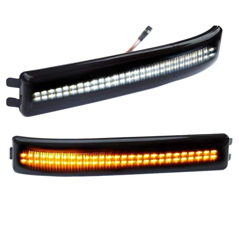 

Side Mirror Turn Signal Lights Smoked Lens for Ford F150 and Raptor SVT 2009-2014 LED Mirror Marker Light