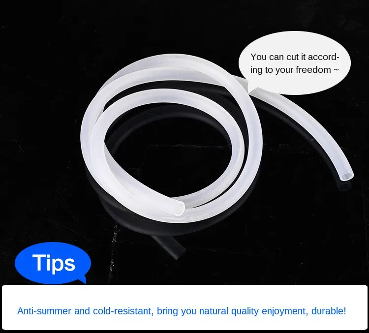 Прозрачная силиконовая трубка для пищевых продуктов 2 4 6 8 10 12 мм Гибкая садовая