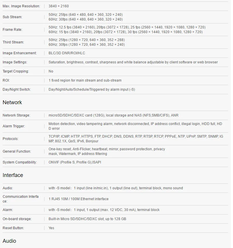 Hikvision 8MP POE ip-камера, DS-2CD2183G0-I, заменяющая DS-2CD2185FWD-I, уличная 4K Сетевая купольная камера видеонаблюдения, 30 м IR H.265
