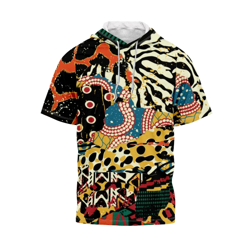 

Lucky 2022 Summer New American Statue Of Liberty Youth Clothing Fashion Hoodie Short Top Large Size T-shirt