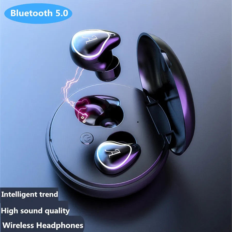 Беспроводные наушники A5 с сенсорным управлением TWS Bluetooth 5 0 стерео спортивные