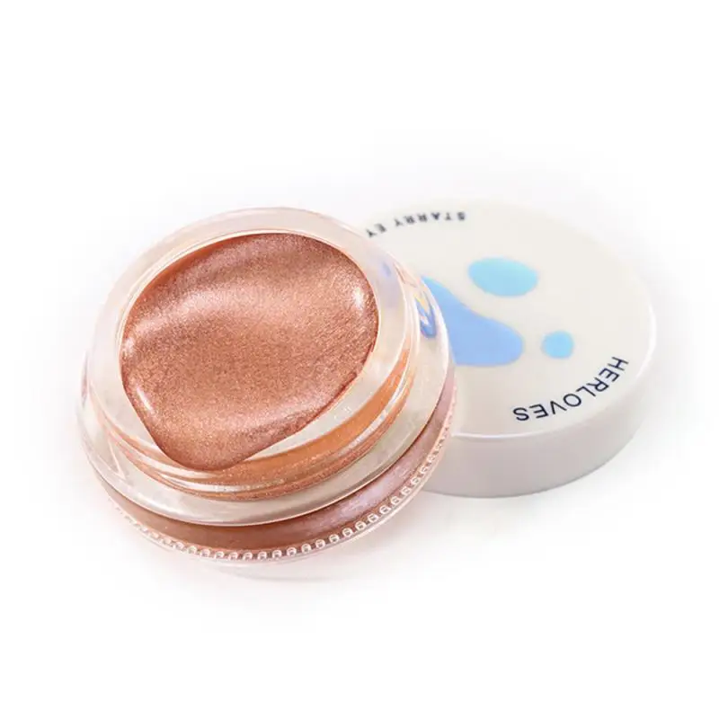 Гелевые тени для век 7 цветов жидкие монохромные блестящие с высокой подсветкой