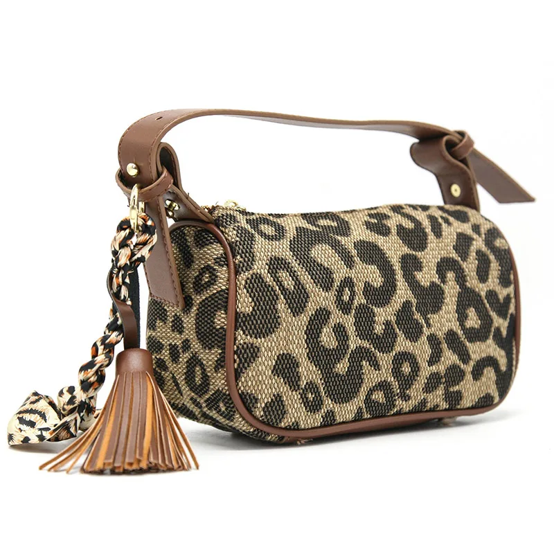 

Новая женская модная сумка для телефона с леопардовым принтом, роскошные брендовые Дизайнерские повседневные маленькие квадратные сумки, ...