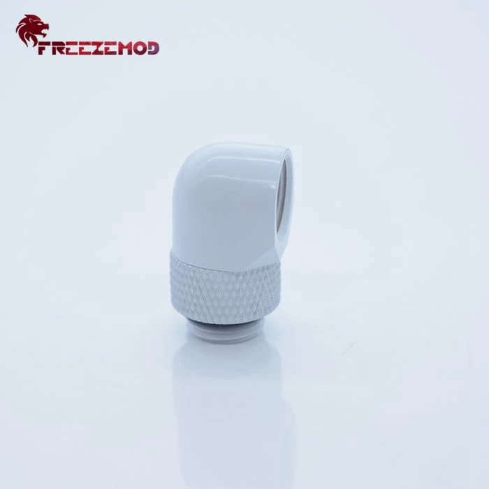 FREEZEMOD Высокое качество 360 градусов Поворотный локоть адаптер 90 градусов под прямым углом компьютер pc кулер для воды. HXZWT-B90