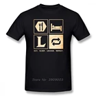 Мужская хлопковая футболка Fnatic с принтом, Повседневная футболка с коротким рукавом, с принтом Лига спящего, размера плюс